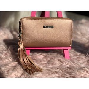 Rose Gold Clutch/Crossbody/Wallet/Wristlet